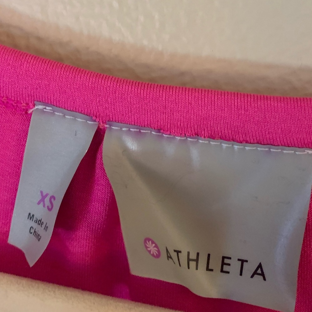 Hot pink work out shirt athleta - Picture 3 of 5